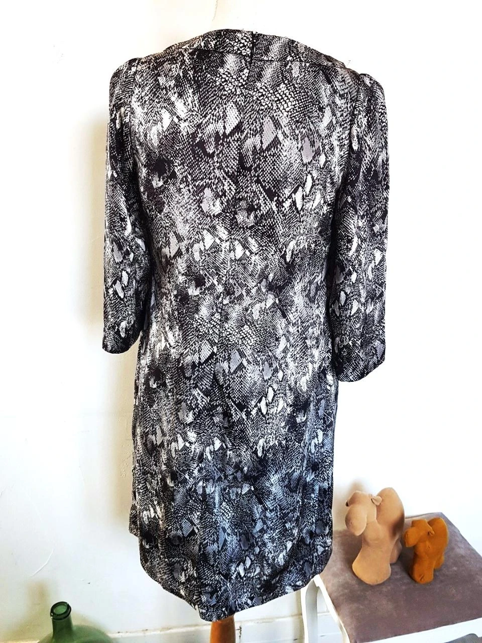 🖤Zendra slangenprint jurk (El Corte Inglés) – Maat 44 – Zeer goede staat – photo 3